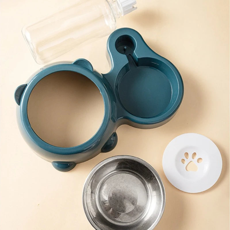 The AeroFlow™ Gravity Pet Water Dispenser — Integrated Feeding System for Cats & Dogs