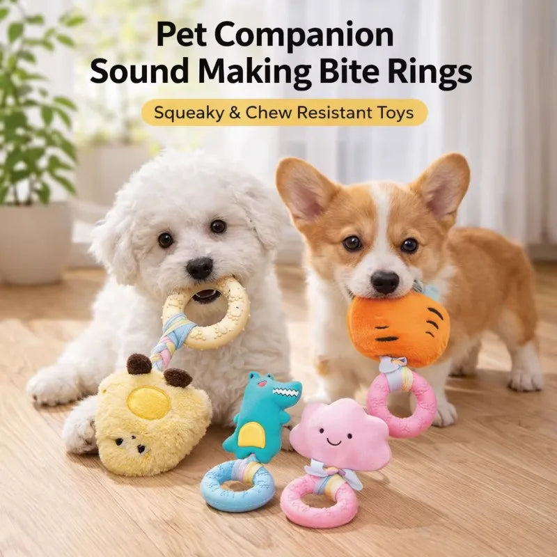 The AeroTug™ Interactive Plush & Rope Chew Toy Collection