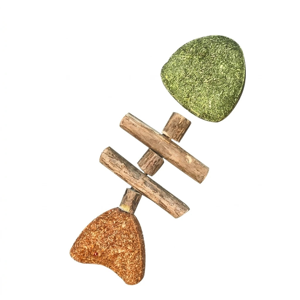The AeroFin™ Fish-Shaped Cat Dental Chew Stick