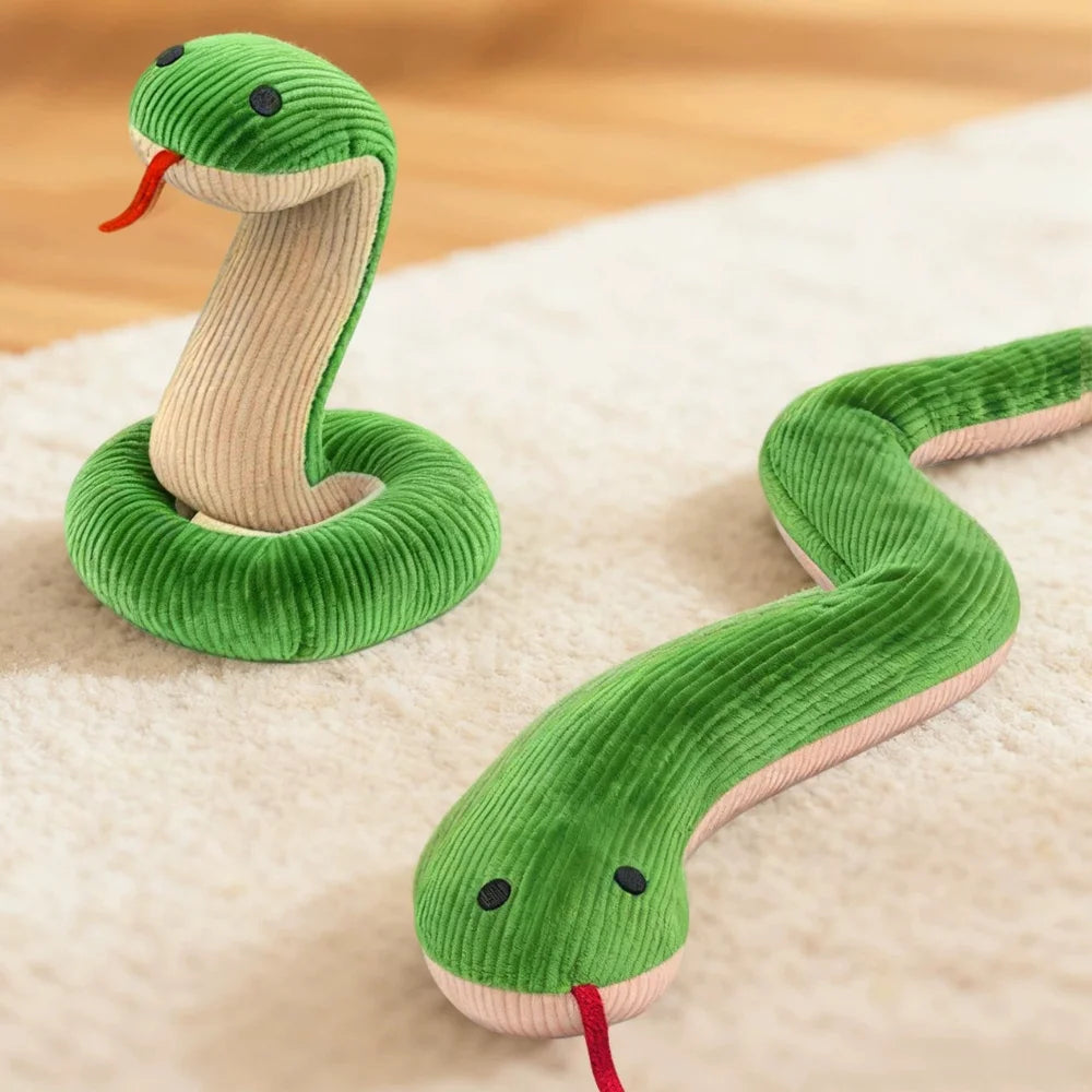 The AeroSlither™ Floppy Snake Plush & Rope Toy