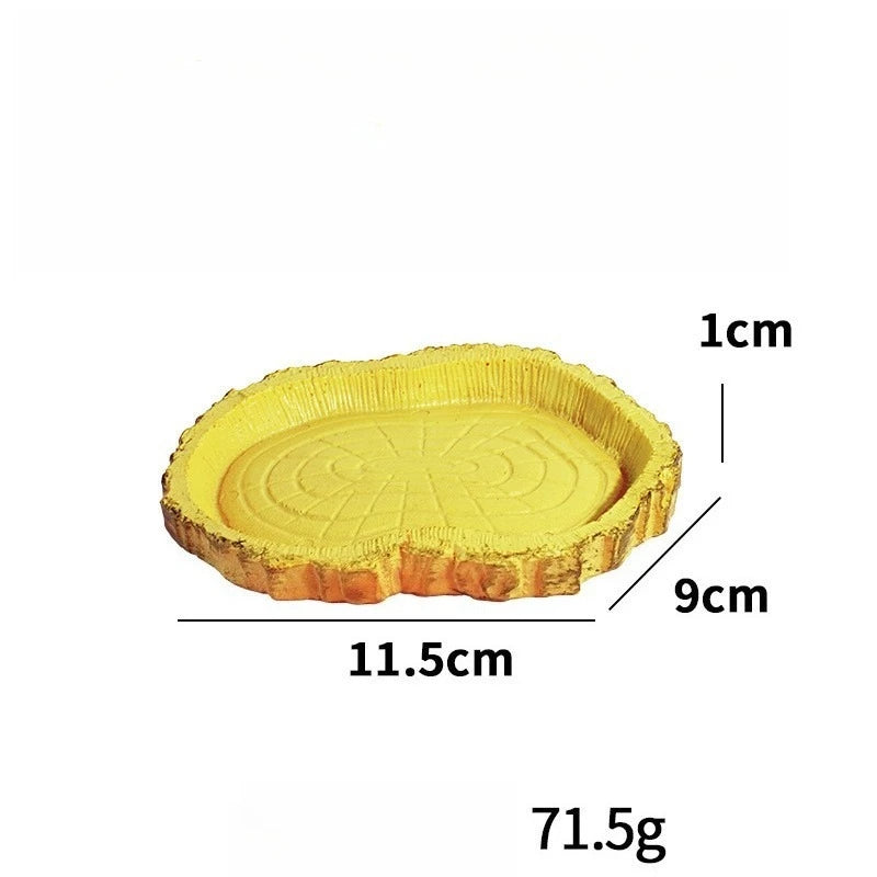 The AeroStump™ Tree Stump Reptile Food & Water Bowl | Terrarium Decor