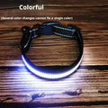 The AeroGlow™ Iridescent LED Safety Dog Collar