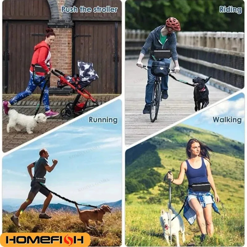 The AeroRun™ Hands-Free Dog Running Waist Leash | 3 Colors