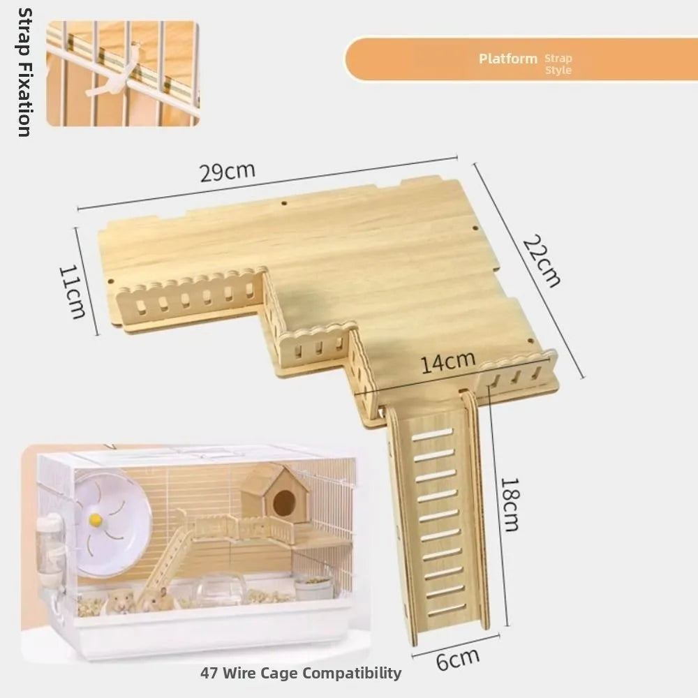 The AeroClimb™ Wooden Hamster Climbing Platform | 6 Styles