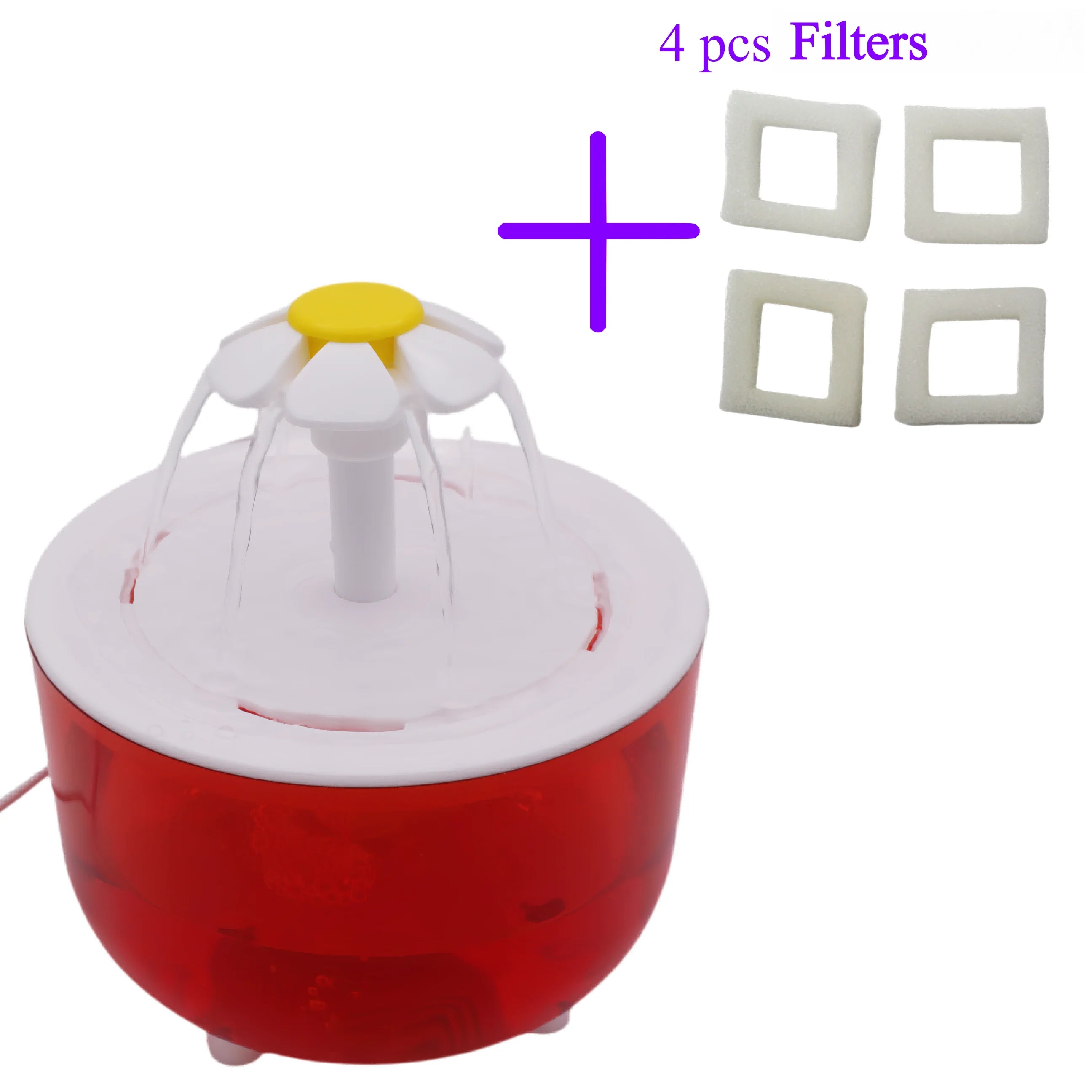 The AeroSip™ 1.2L/ 40.58 oz -  USB Pet Water Fountain — Includes 4 Free Filters