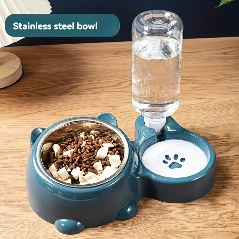 The AeroFlow™ Gravity Pet Water Dispenser — Integrated Feeding System for Cats & Dogs