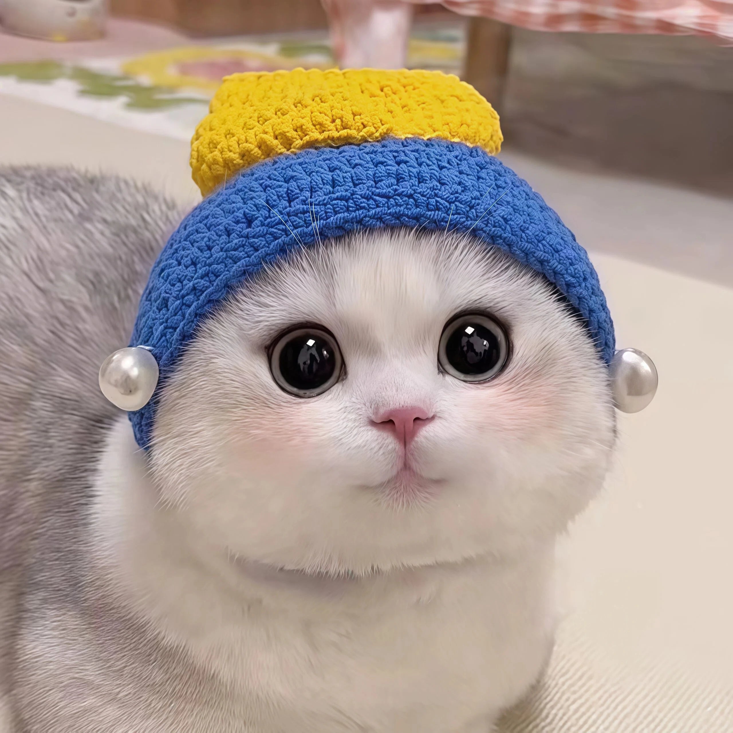 The AeroKnit™ Handmade Cat Hat & Scarf Cosplay Set