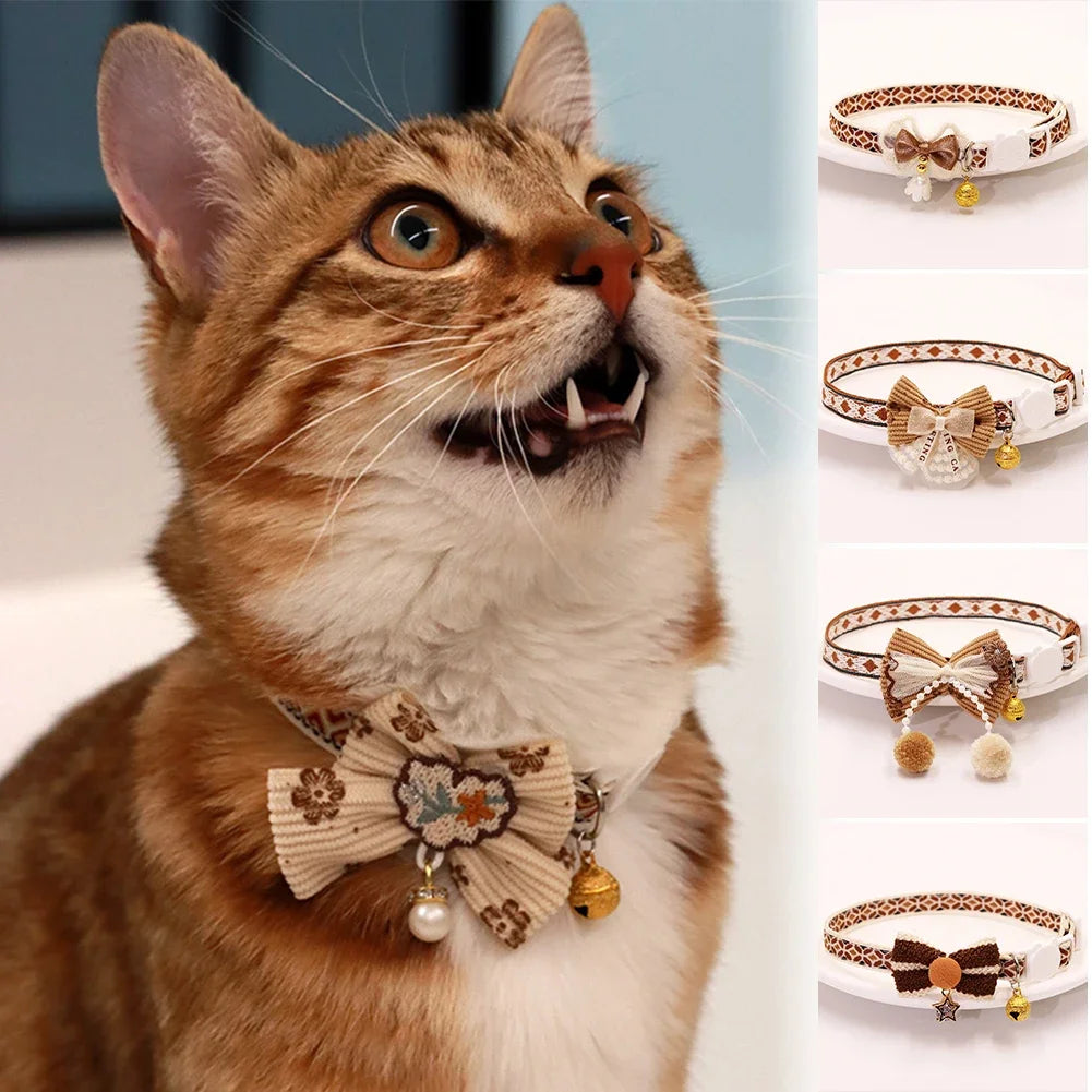 The AeroBell™ Handcrafted Cat Collar with Bell