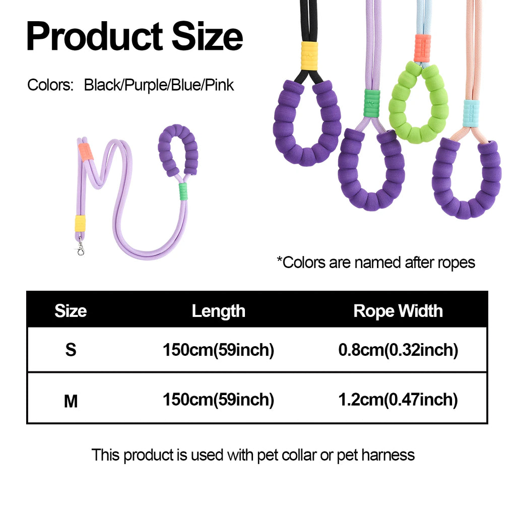 The AeroCross™ Multi-Carry Dog Leash | 4 Colors × 2 Sizes | 59"