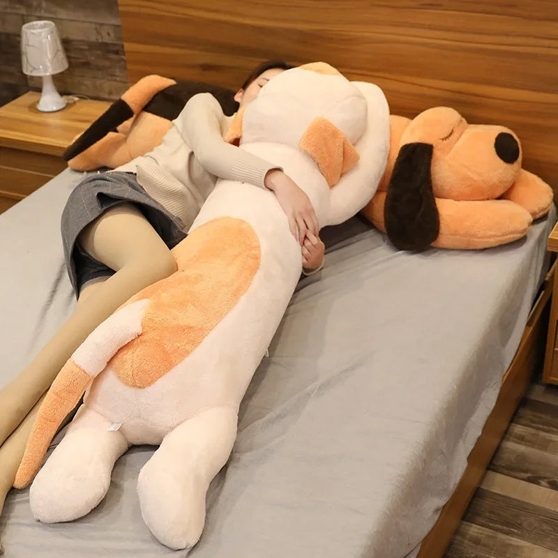 The AeroHug™ Giant Stuffed Dog Plush Pillow | Life-Size Cuddle Companion