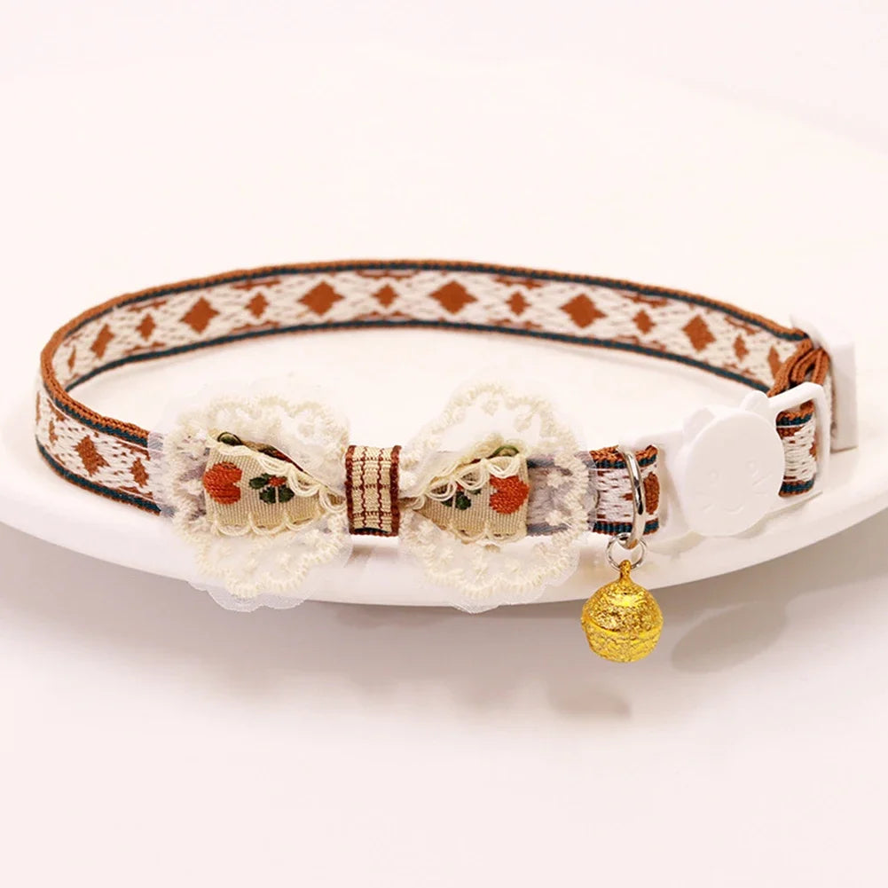 The AeroBell™ Handcrafted Cat Collar with Bell