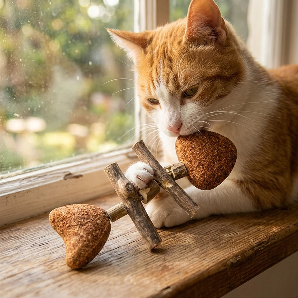 The AeroFin™ Fish-Shaped Cat Dental Chew Stick