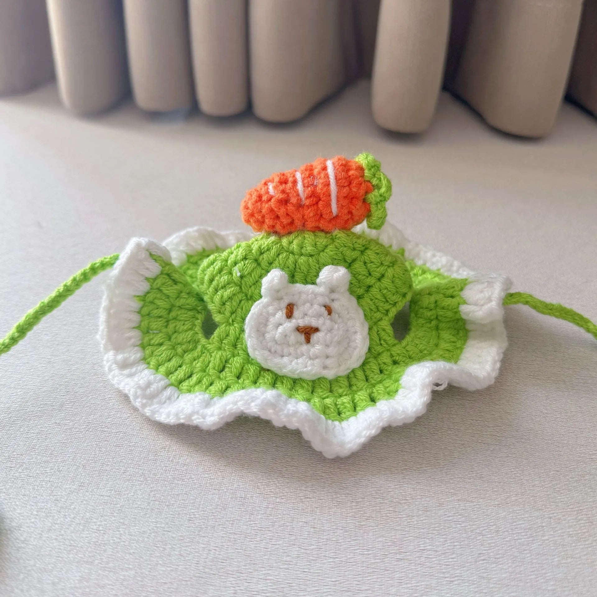 The AeroKnit™ Handmade Cat Hat & Scarf Cosplay Set