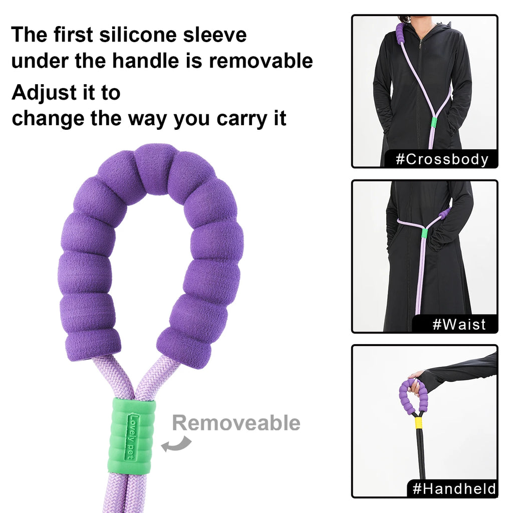 The AeroCross™ Multi-Carry Dog Leash | 4 Colors × 2 Sizes | 59"