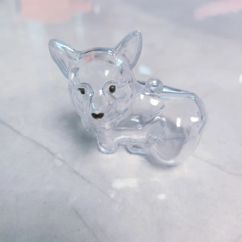 The PawVault™ Dog Hair Keepsake Clear Capsule Pendant — Pet Memorial Keychain