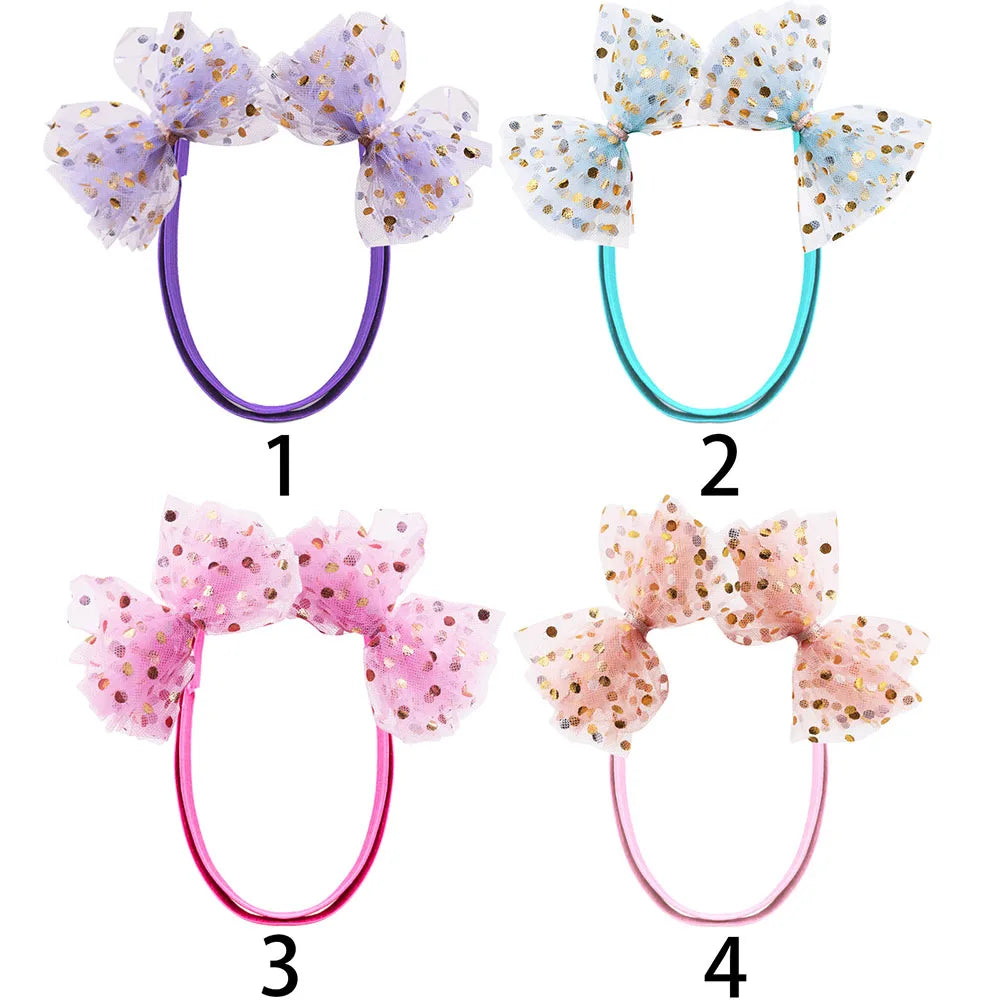 The AeroBow™ Large Lace Shining Dog Bows