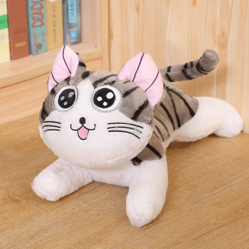 The AeroSnooze™ Kawaii Cheese Cat Plush Pillow | 4 Sizes | 40–80cm