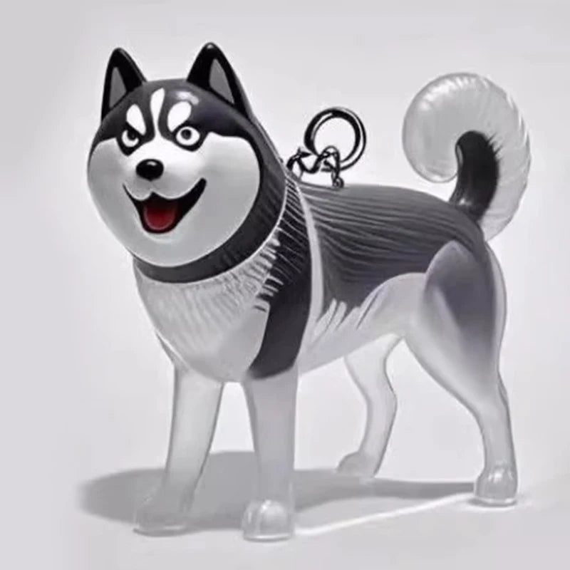 The PawVault™ Dog Hair Keepsake Clear Capsule Pendant — Pet Memorial Keychain