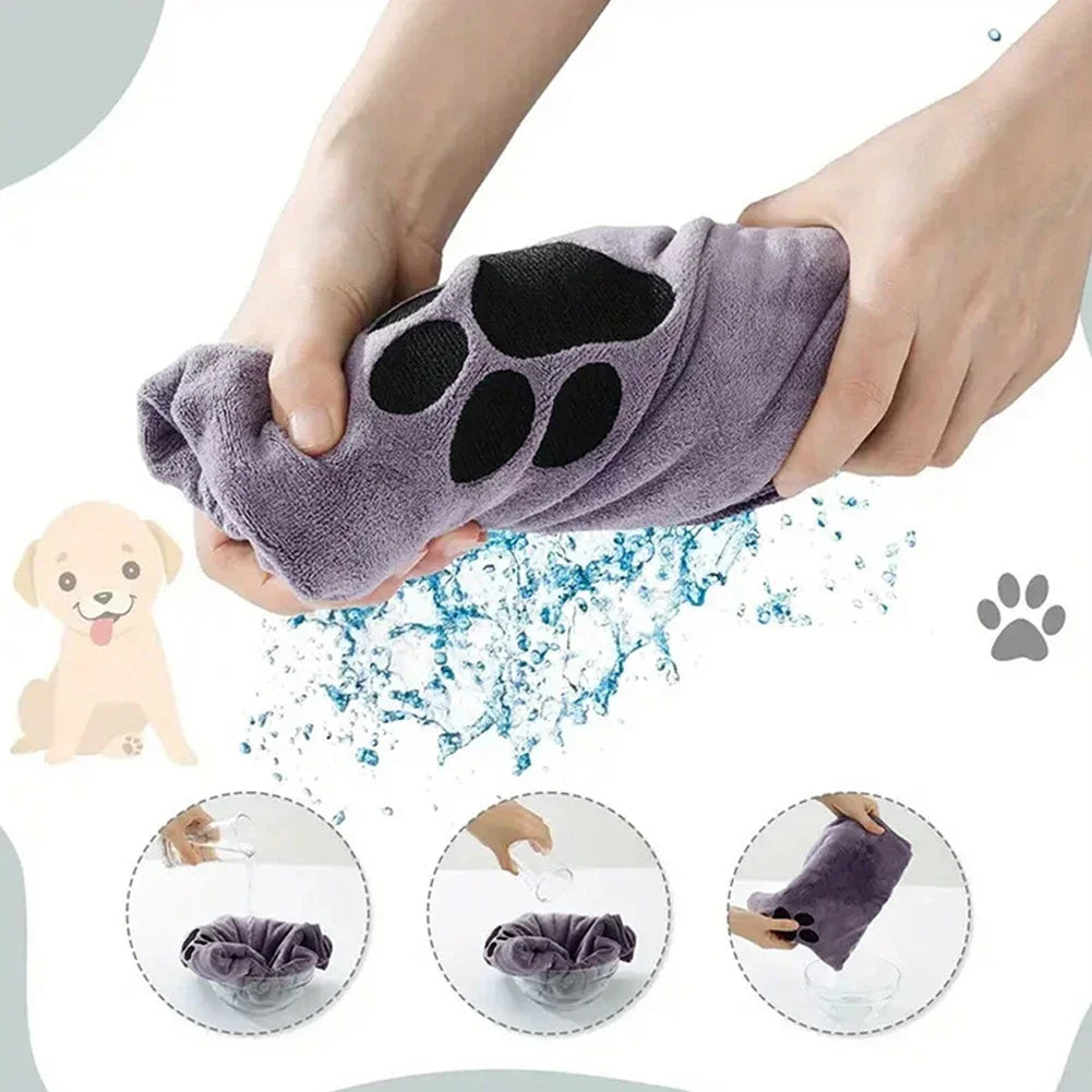 The AeroDry™ Microfiber Pet Bath Towel