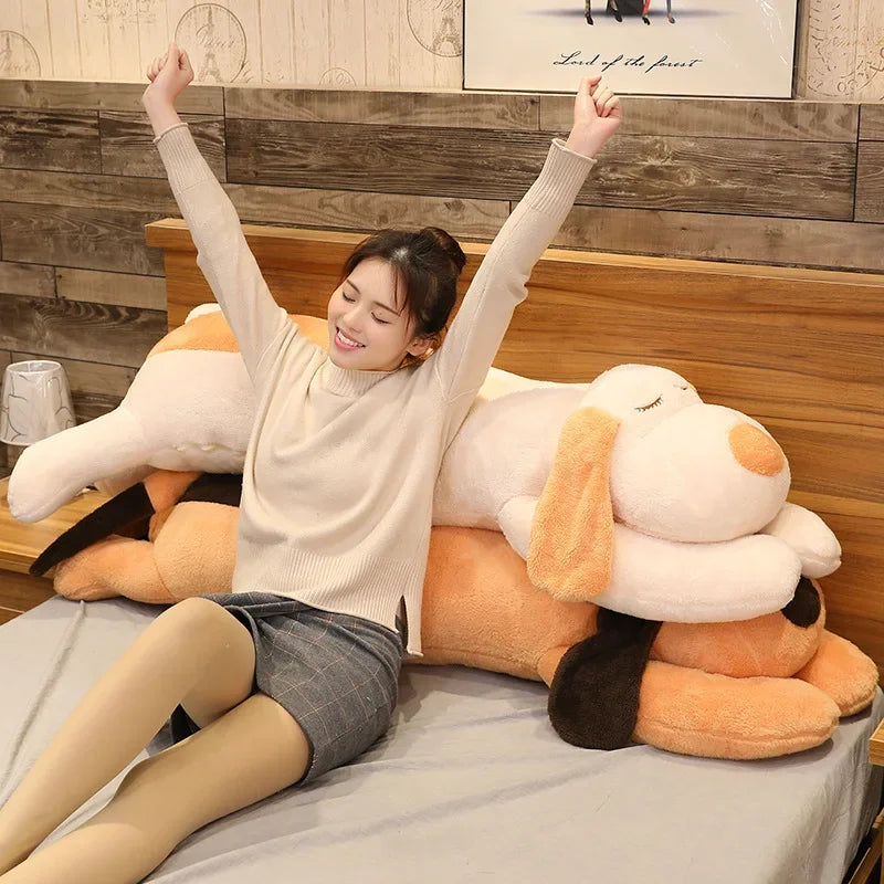 The AeroHug™ Giant Stuffed Dog Plush Pillow | Life-Size Cuddle Companion