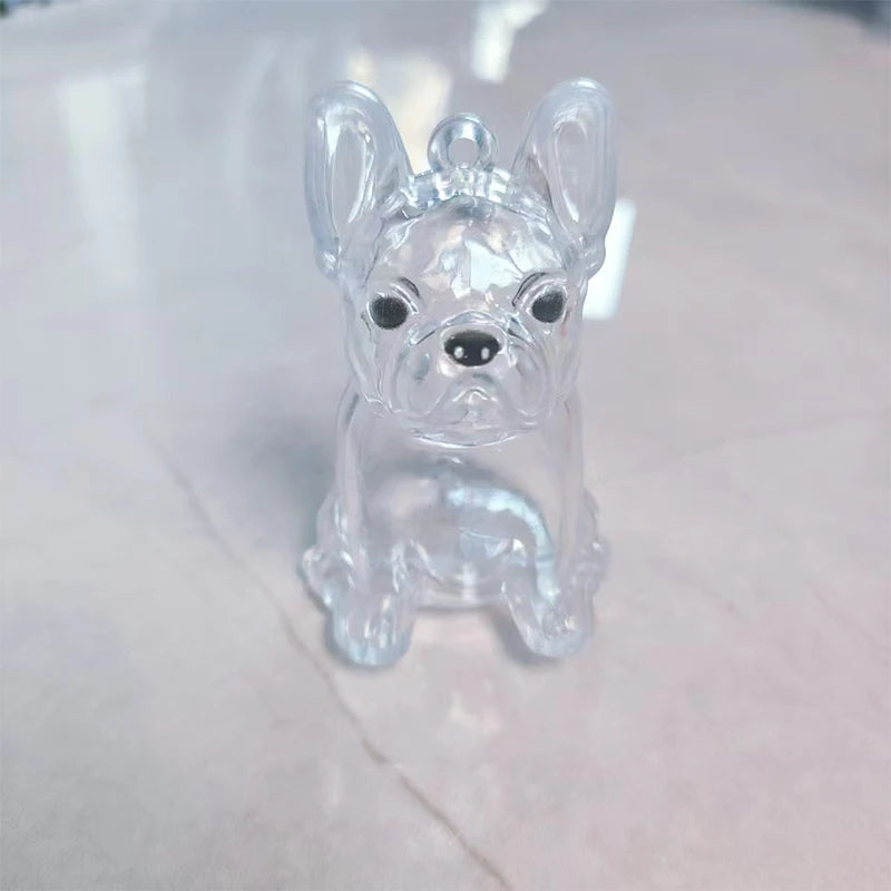 The PawVault™ Dog Hair Keepsake Clear Capsule Pendant — Pet Memorial Keychain