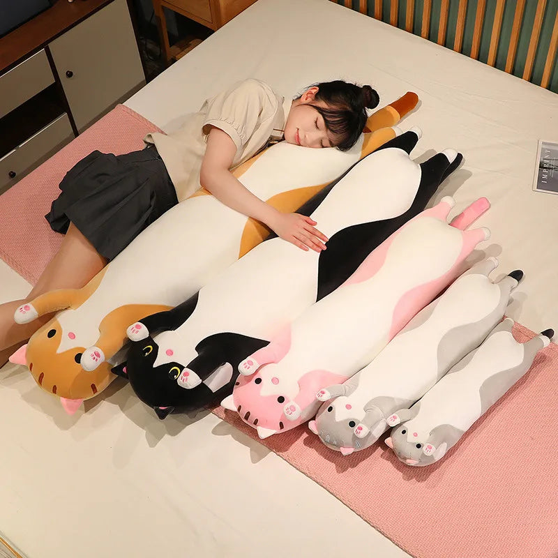 The AeroSnooze™ Long Cat Plush Pillow | Multi-Color Edition