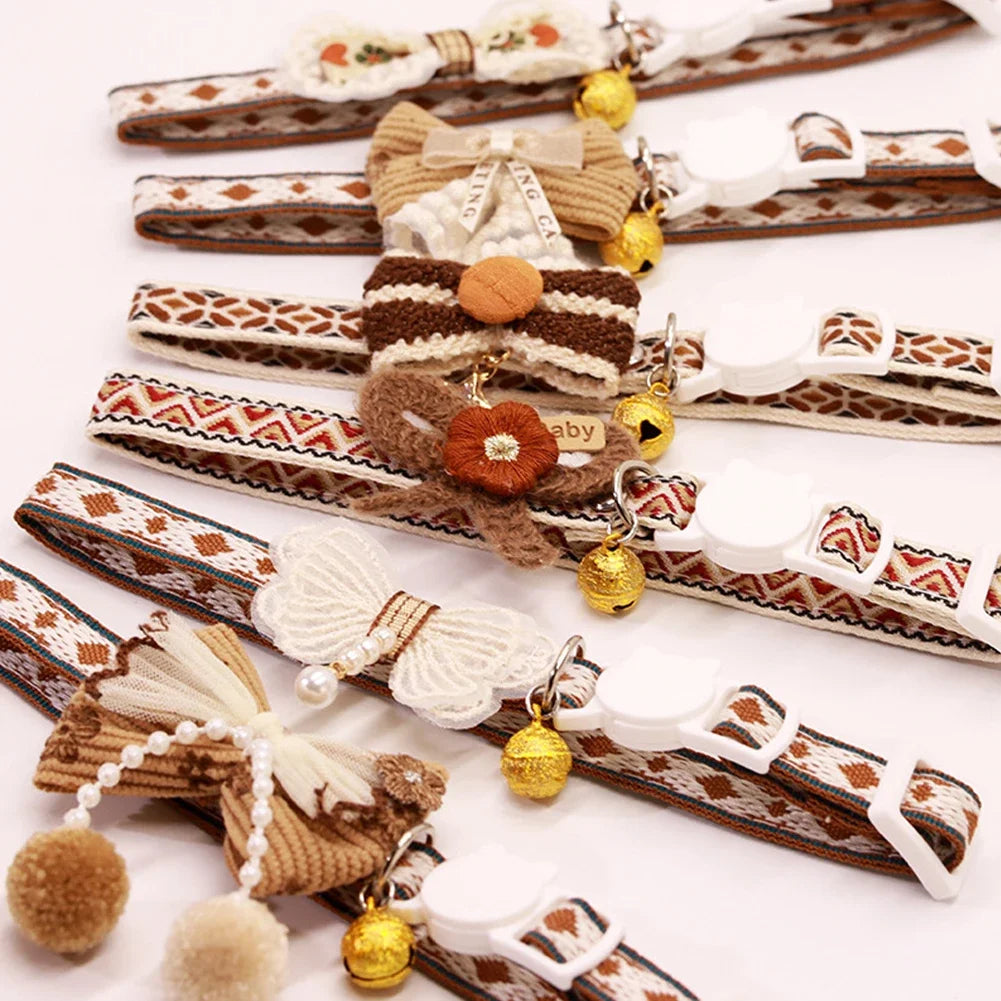 The AeroBell™ Handcrafted Cat Collar with Bell