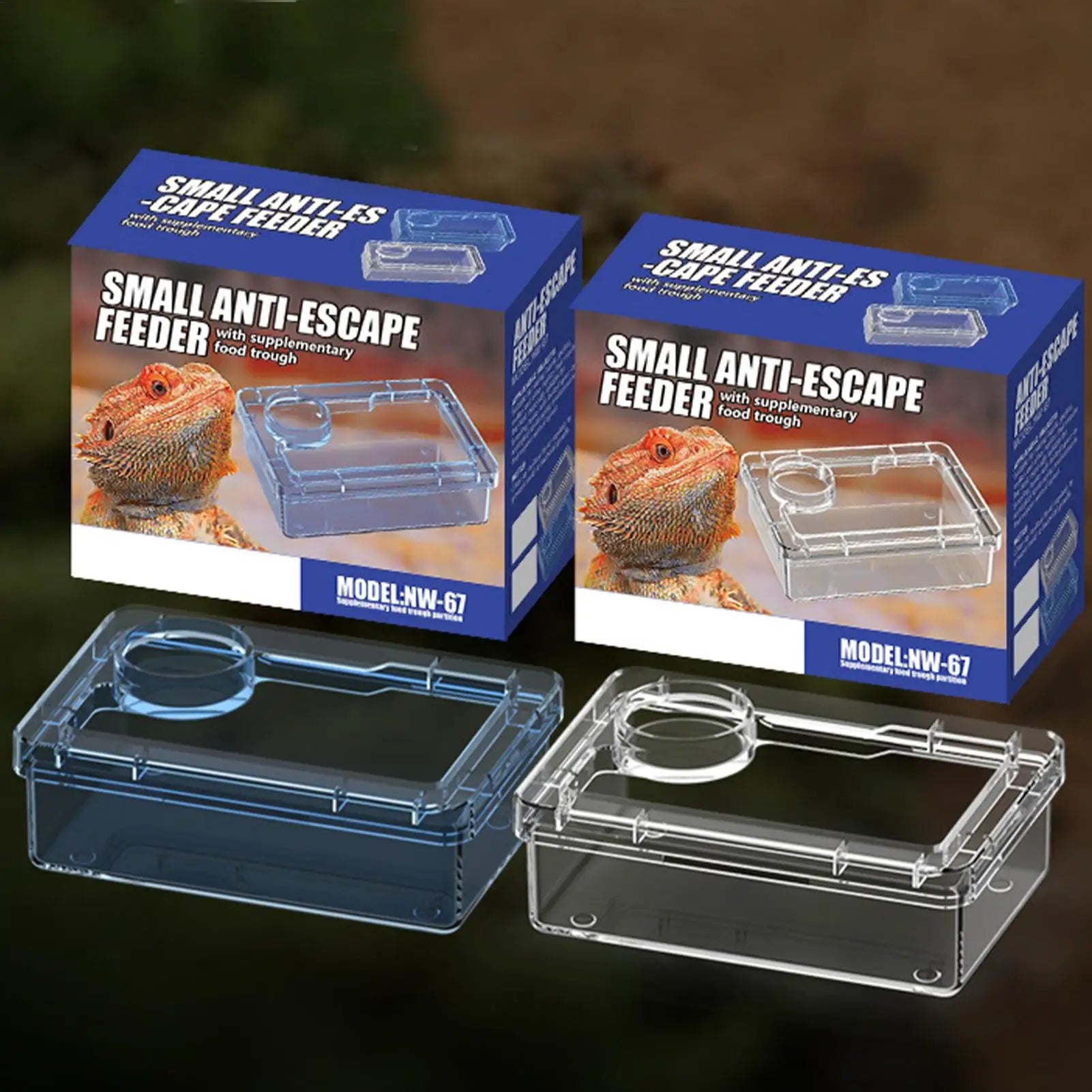 The AeroFeed™ Anti-Escape Reptile Feeding Bowl | Lizards, Geckos & More
