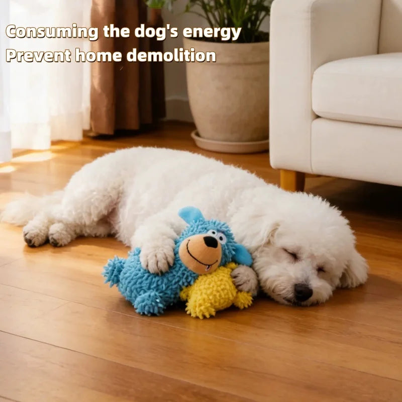 The AeroCuddle™ Cartoon Plush Chew Toy
