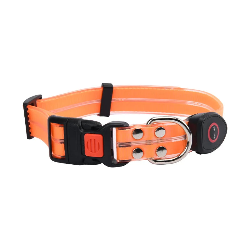 The AeroLume™ LED Dog Collar & Leash Set — USB Rechargeable Flashing Night Safety Set