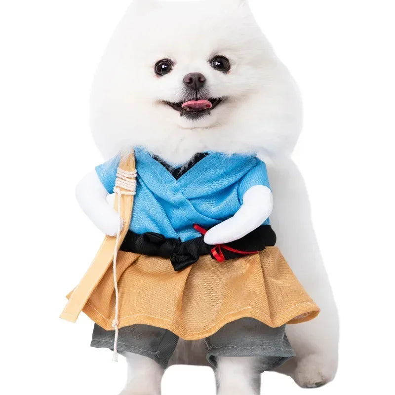 The AeroHalloween™ 3-Piece Pet Transformation Costume — Halloween Dagger Dress for Dogs & Cats