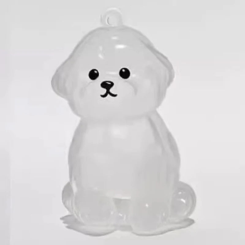 The PawVault™ Dog Hair Keepsake Clear Capsule Pendant — Pet Memorial Keychain