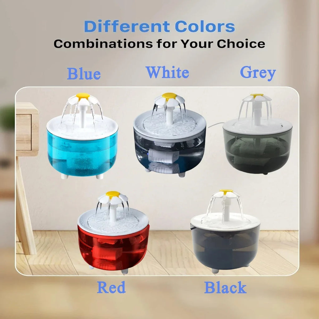 The AeroSip™ 1.2L/ 40.58 oz -  USB Pet Water Fountain — Includes 4 Free Filters