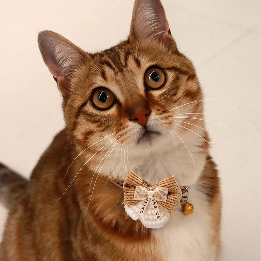 The AeroBell™ Handcrafted Cat Collar with Bell