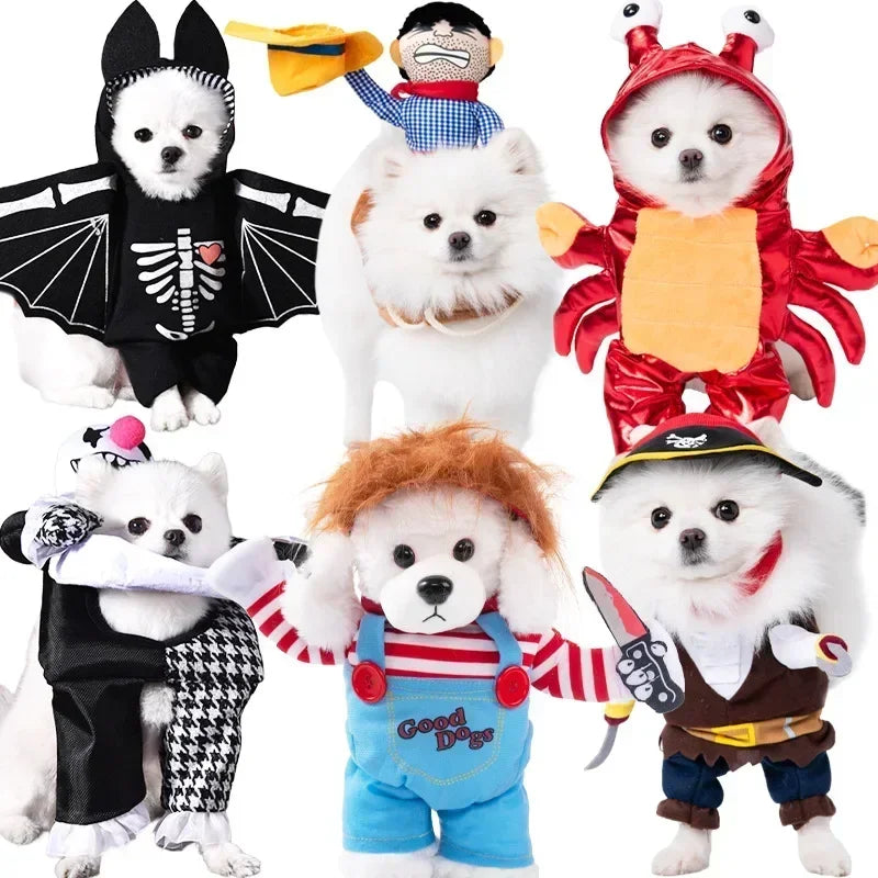 The AeroHalloween™ 3-Piece Pet Transformation Costume — Halloween Dagger Dress for Dogs & Cats