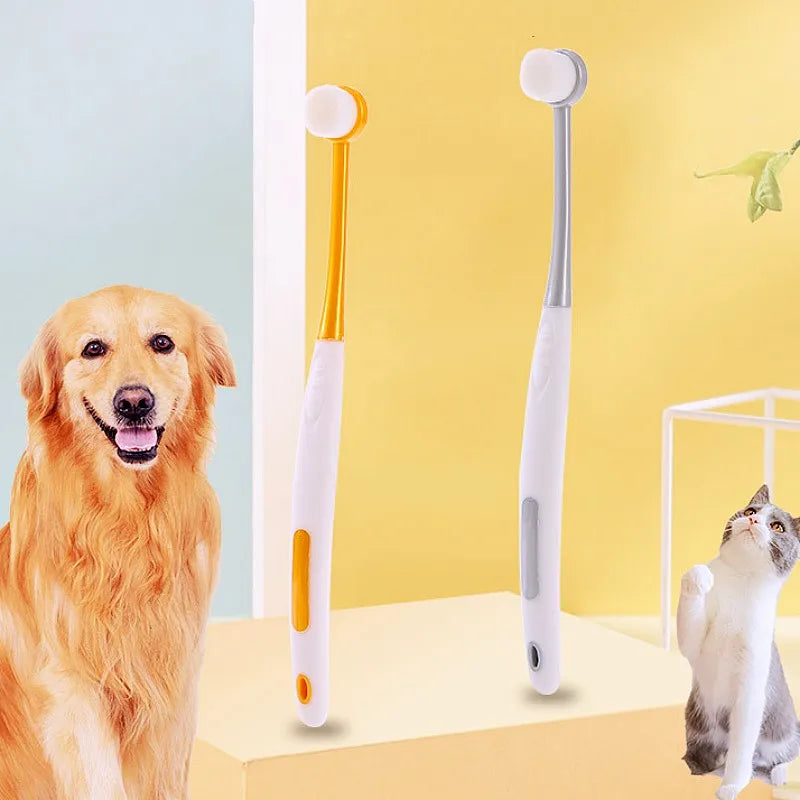 The AeroBrush™ Round-Head Pet Toothbrush
