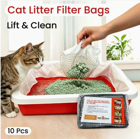 The AeroSift™ Lift & Clean Cat Litter Mesh Bag