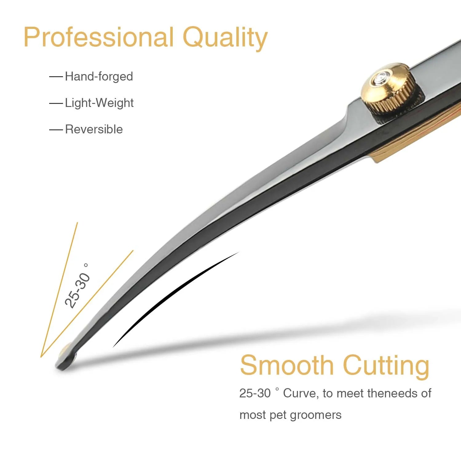 The AeroTrim™ Professional Pet Grooming Scissors — Stainless Steel Hair Shears