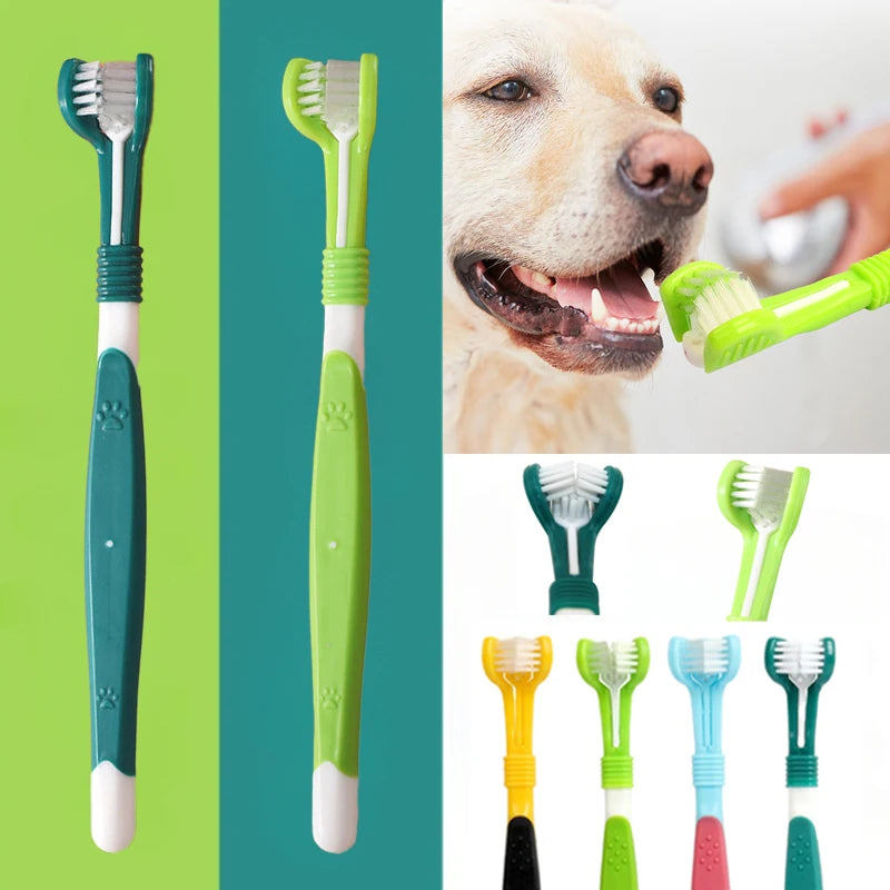 The AeroClean™ Pro 3-Sided Pet Toothbrush