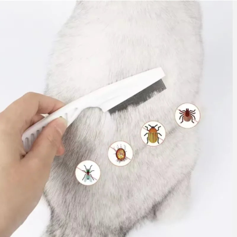 The AeroGroom™ Stainless Steel Flea & Shedding Comb
