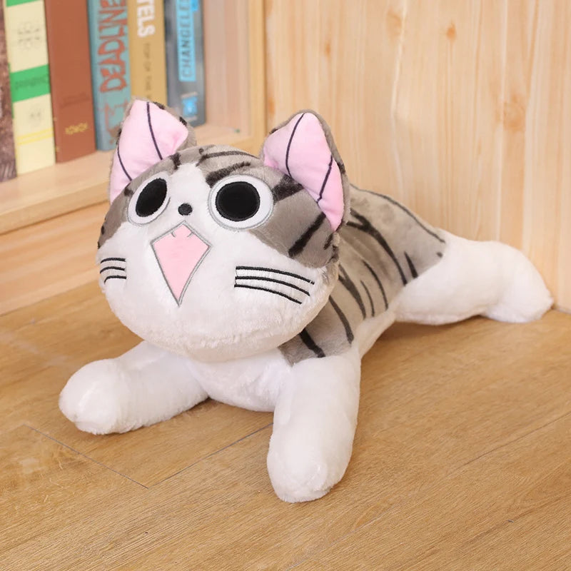 The AeroSnooze™ Kawaii Cheese Cat Plush Pillow | 4 Sizes | 40–80cm