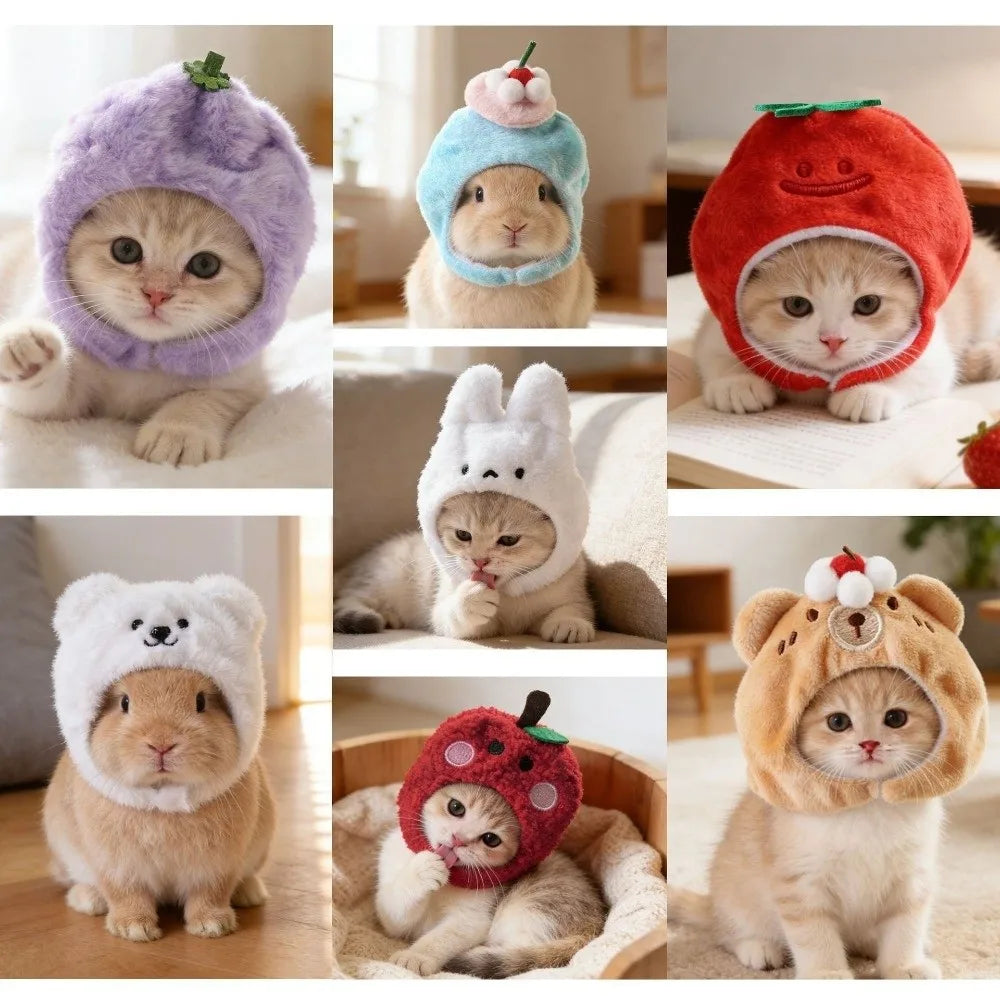 The AeroCharm™ Novelty Fruit & Character Pet Hat | 6 Styles