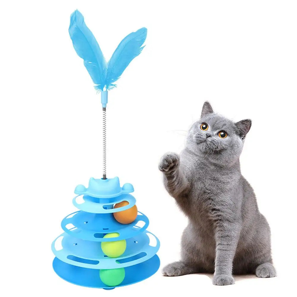 The AeroTrack™ 4-Layer Interactive Cat Toy