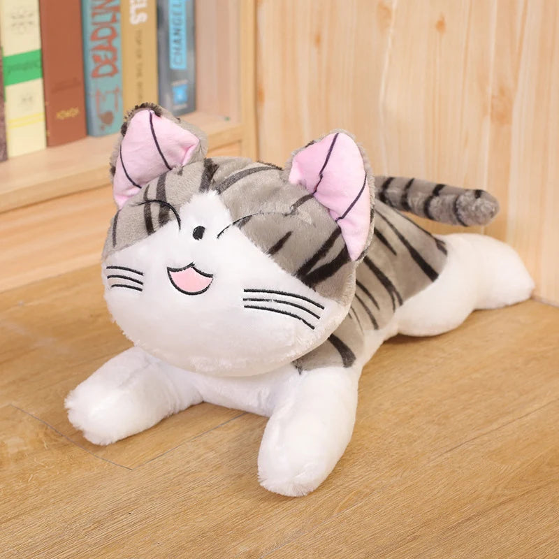 The AeroSnooze™ Kawaii Cheese Cat Plush Pillow | 4 Sizes | 40–80cm