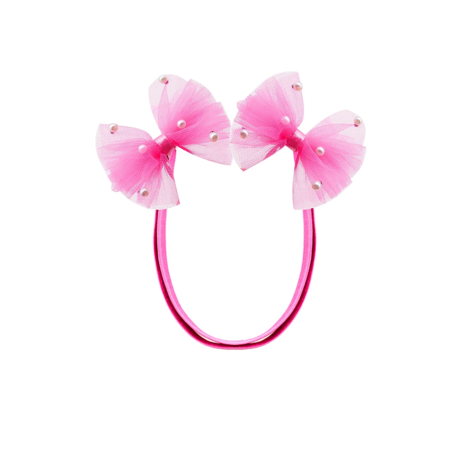 The AeroBow™ Pearl Lace Dog Bows