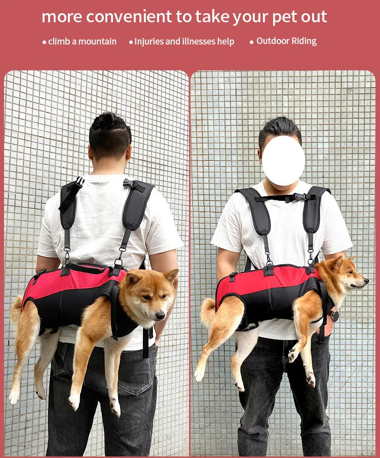 The AeroCarry™ Multi-Function Dog Shoulder Bag | Hands-Free Pet Carrier
