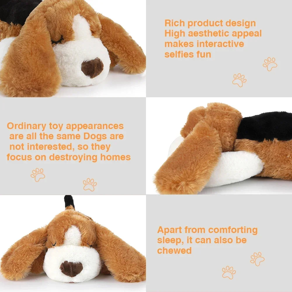 The AeroCalm™ Heartbeat Comfort Plush Dog Toy | Anxiety & Separation Relief