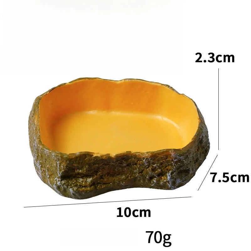 The AeroStump™ Tree Stump Reptile Food & Water Bowl | Terrarium Decor