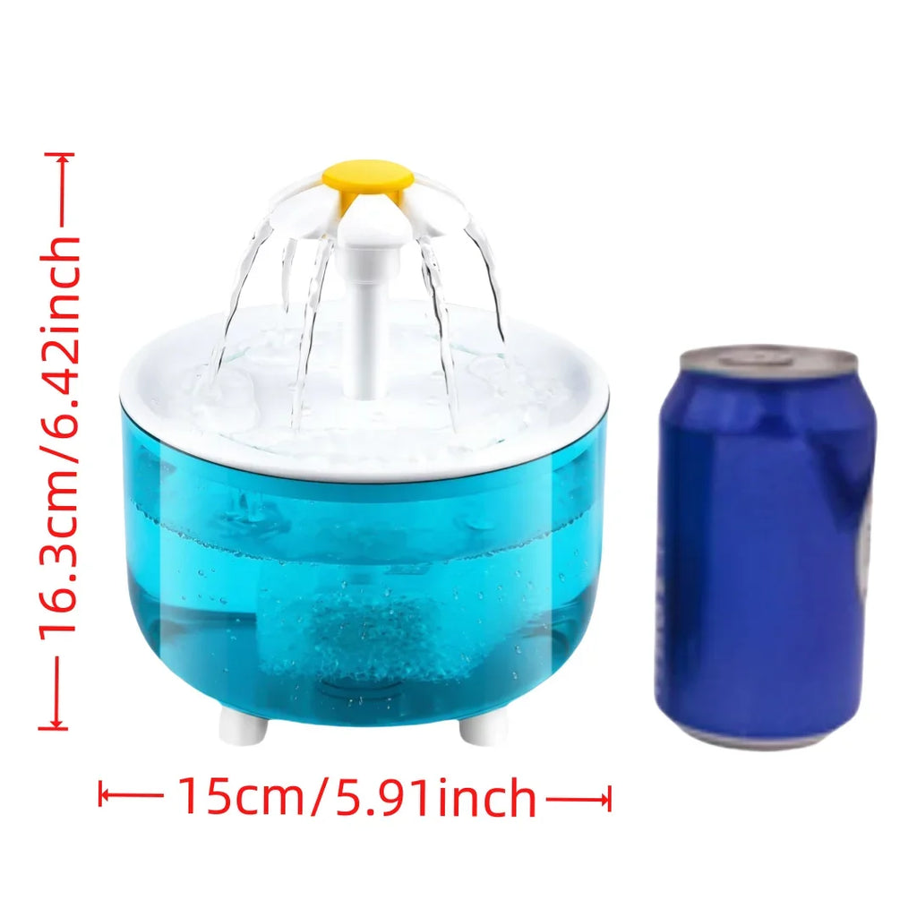 The AeroSip™ 1.2L/ 40.58 oz -  USB Pet Water Fountain — Includes 4 Free Filters