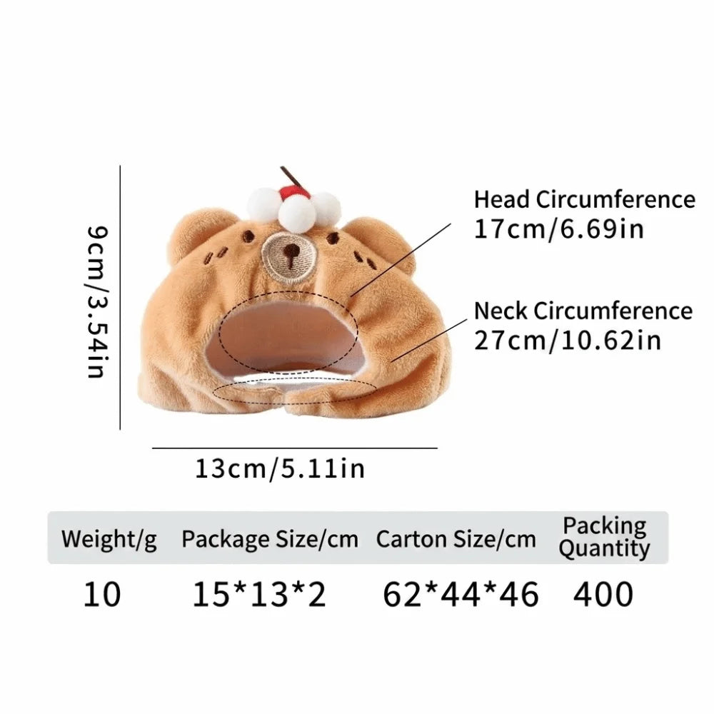 The AeroCharm™ Novelty Fruit & Character Pet Hat | 6 Styles